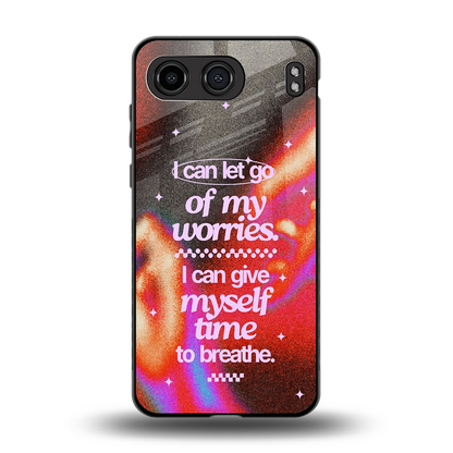 Let Go back phone cover | glass case for oneplus nord 4