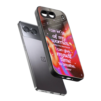 Let Go sleek oneplus nord 4 cover with tempered glass back and TPU edges