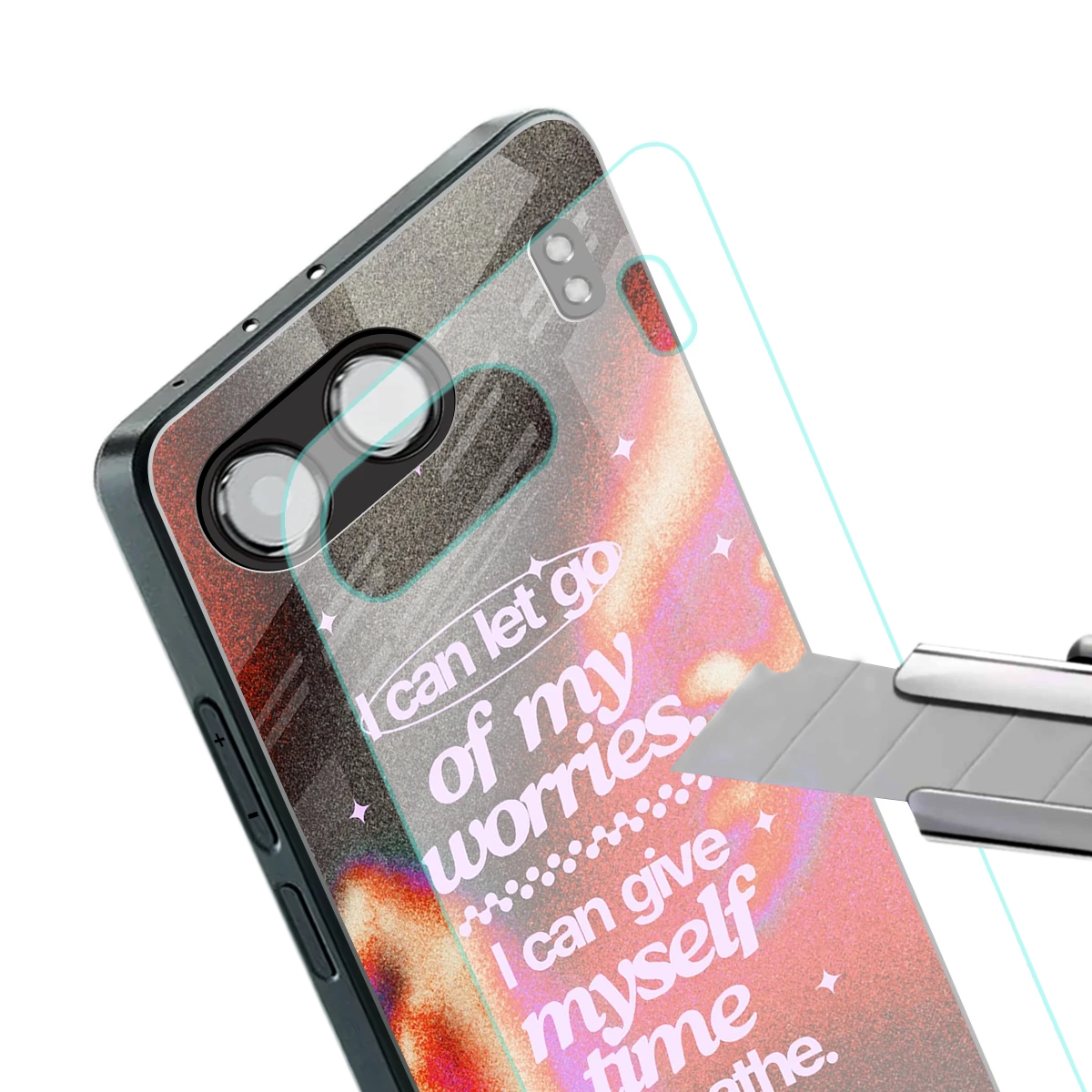 Let Go stylish phone case for oneplus nord 4 | glossy glass and slim fit
