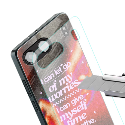 Let Go stylish phone case for oneplus nord 4 | glossy glass and slim fit