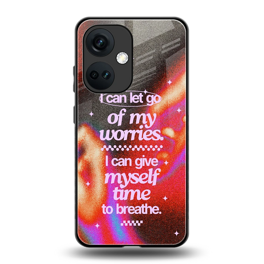 Let Go back phone cover | glass case for oneplus nord ce 3