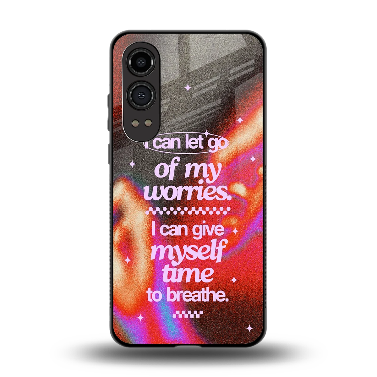 Let Go back phone cover | glass case for oneplus nord ce 4 lite