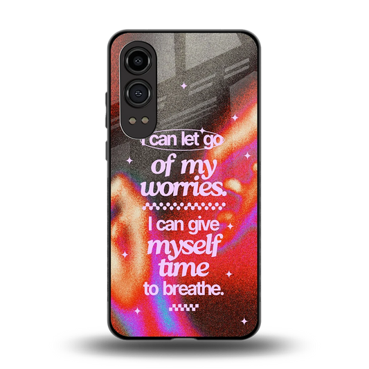 Let Go back phone cover | glass case for oneplus nord ce 4 lite