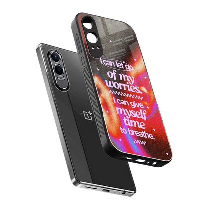 Let Go sleek oneplus nord ce 4 lite cover with tempered glass back and TPU edges