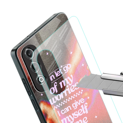 Let Go stylish phone case for oneplus nord ce 4 | glossy glass and slim fit