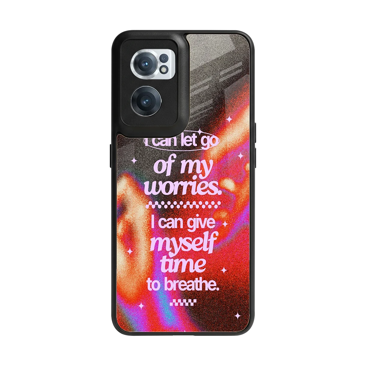 Let Go back phone cover | glass case for oneplus nord ce 2