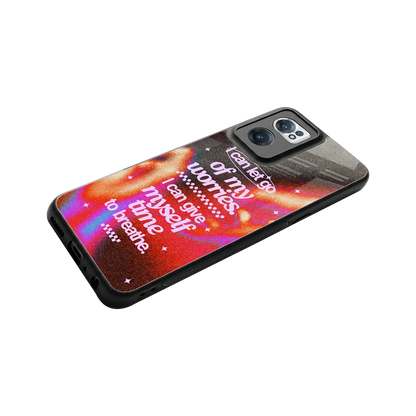 Let Go stylish phone case for oneplus nord ce 2 | glossy glass and slim fit