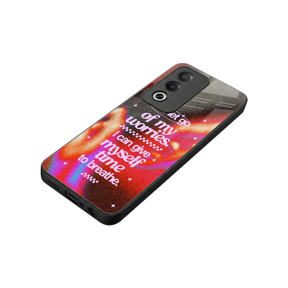 Let Go stylish phone case for oppo a3 pro | glossy glass and slim fit