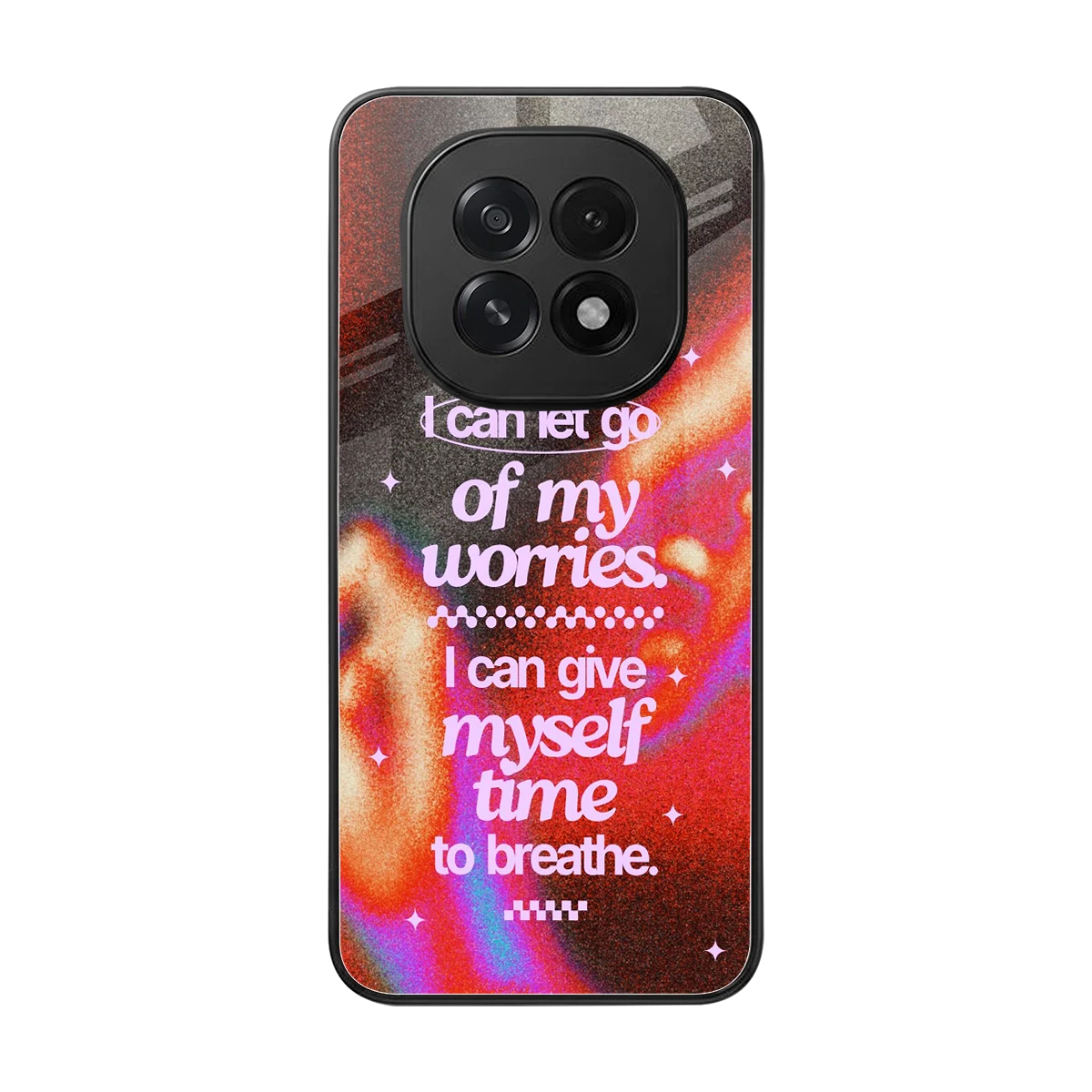 Let Go back phone cover | glass case for oppo f29 5g