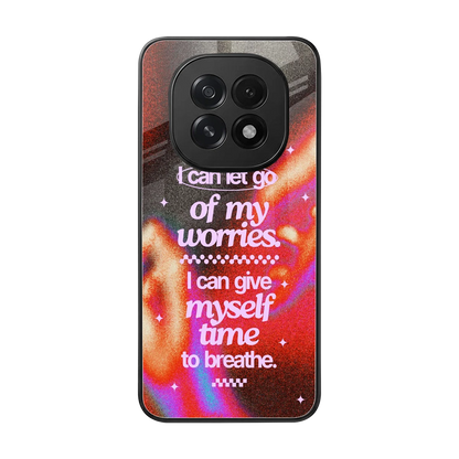 Let Go back phone cover | glass case for oppo f29 5g