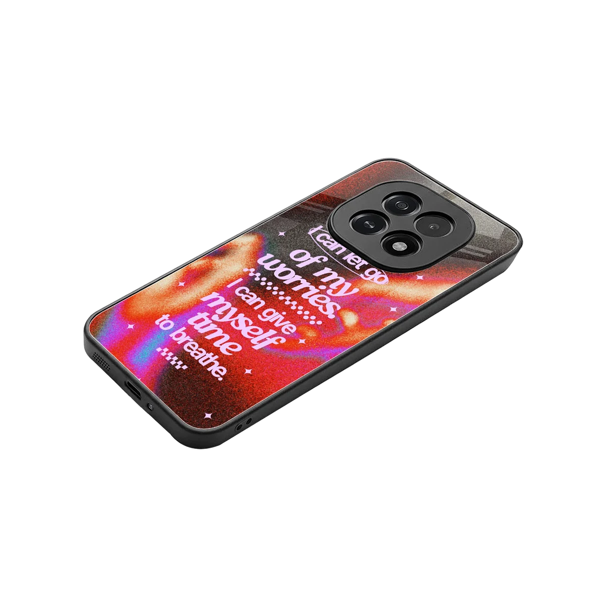 Let Go stylish phone case for oppo f29 5g | glossy glass and slim fit