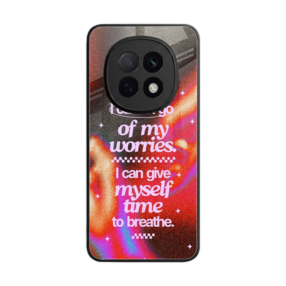 Let Go back phone cover | glass case for oppo f29 pro 5g