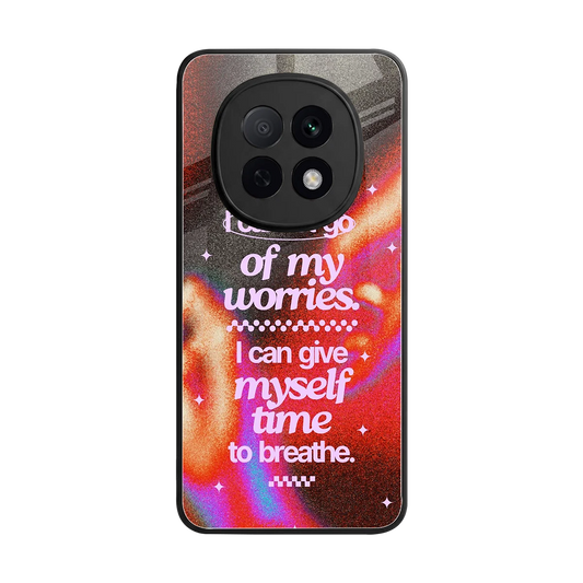 Let Go back phone cover | glass case for oppo f29 pro 5g