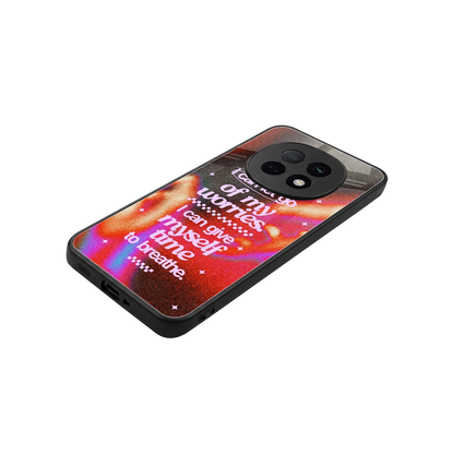 Let Go stylish phone case for oppo f29 pro 5g | glossy glass and slim fit