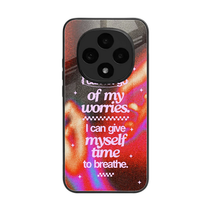 Let Go back phone cover | glass case for oppo f31 pro 5g