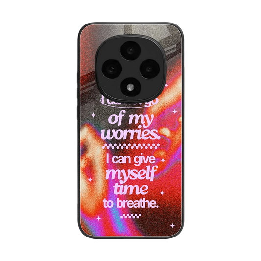 Let Go back phone cover | glass case for oppo f31 pro 5g