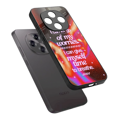 Let Go sleek oppo f31 pro 5g cover with tempered glass back and TPU edges