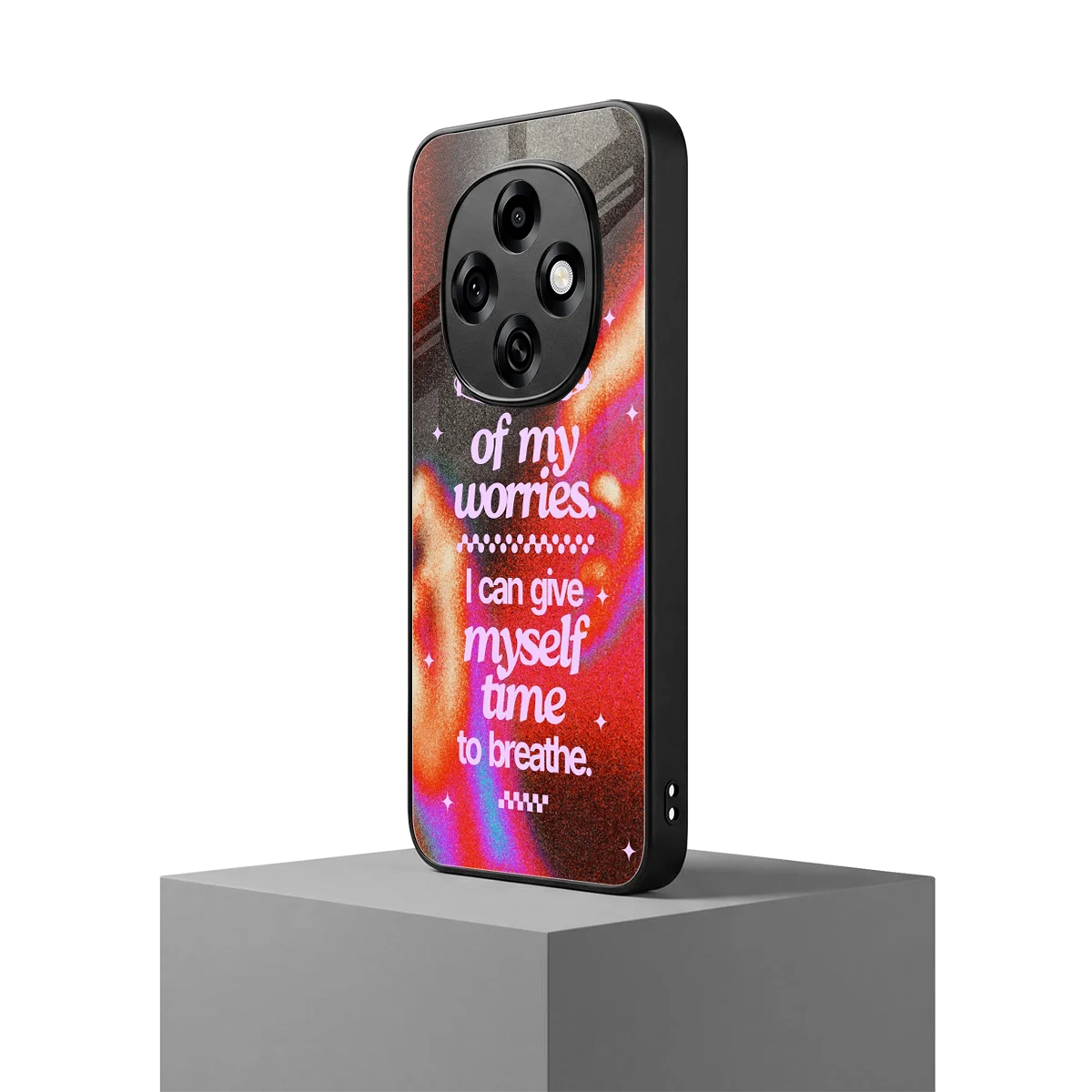 Let Go oppo f31 pro 5g mobile cover | shockproof glass phone case