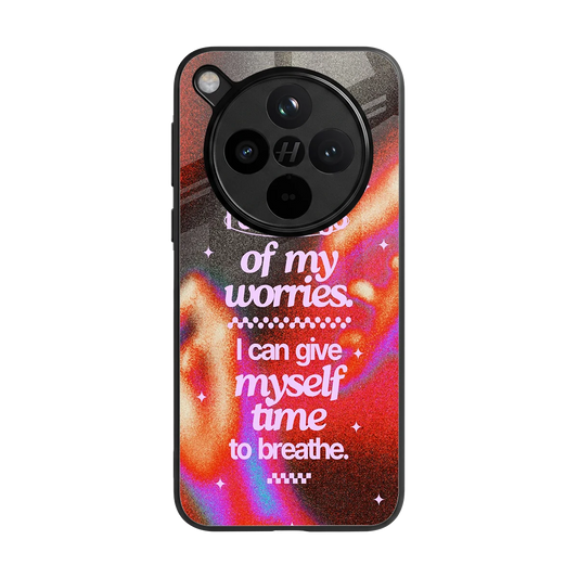 Let Go back phone cover | glass case for oppo find x8