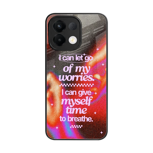 Let Go back phone cover | glass case for oppo k13 5g