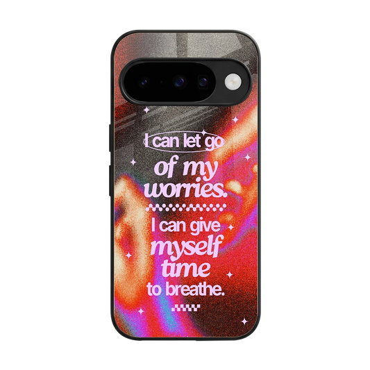 Let Go back phone cover | glass case for google pixel 10