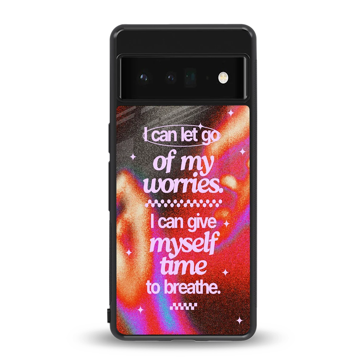 Let Go back phone cover | glass case for google pixel 6 pro