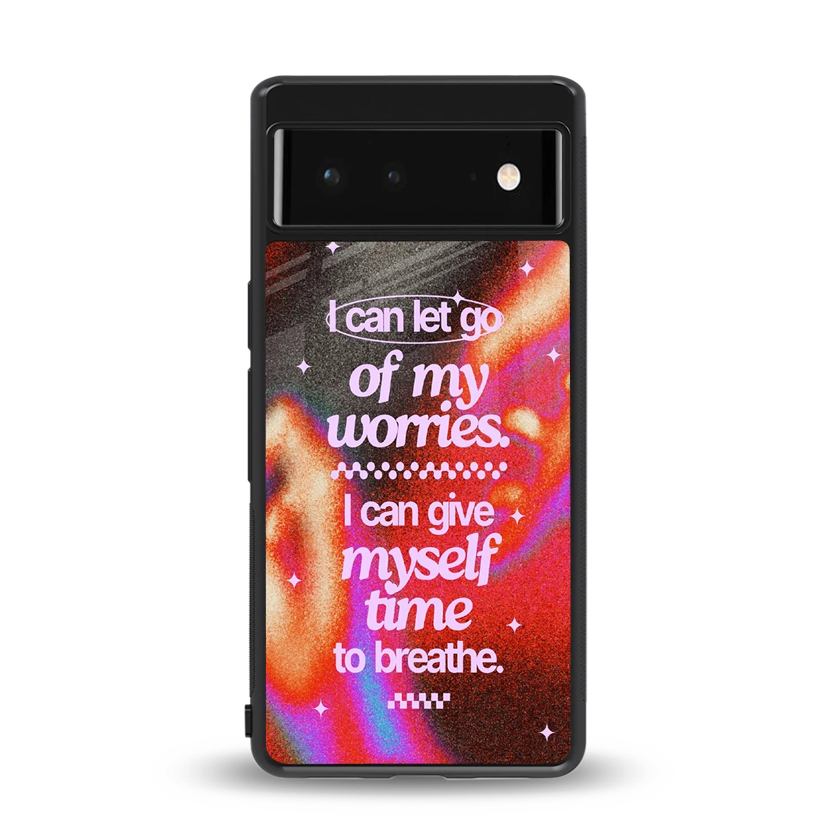 Let Go back phone cover | glass case for google pixel 6a