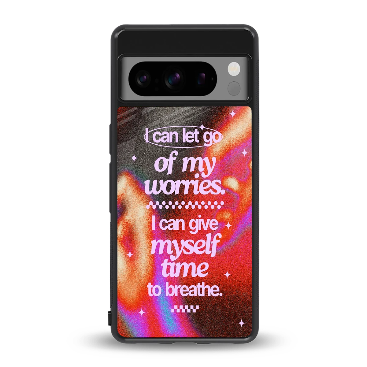 Let Go back phone cover | glass case for google pixel 8 pro