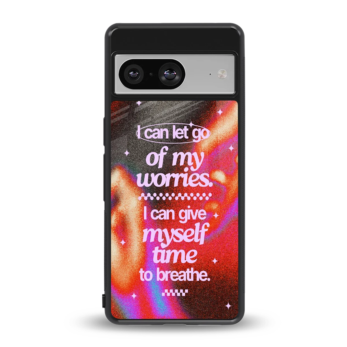 Let Go back phone cover | glass case for google pixel 8