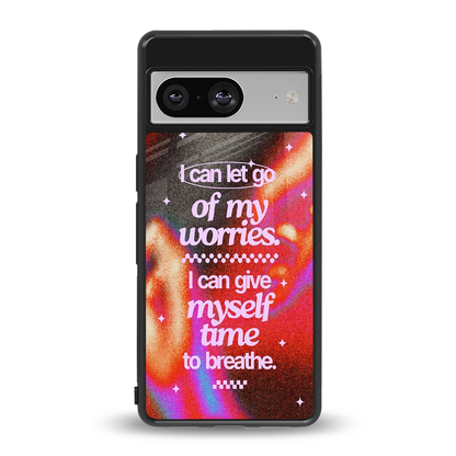 Let Go back phone cover | glass case for google pixel 8