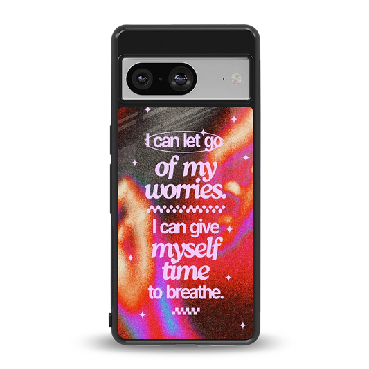 Let Go back phone cover | glass case for google pixel 8