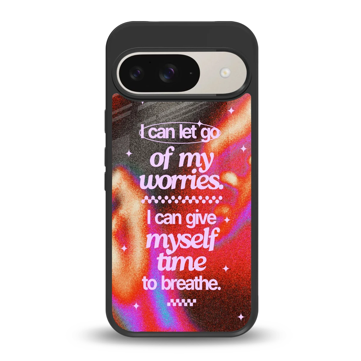 Let Go back phone cover | glass case for google pixel 9