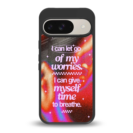 Let Go back phone cover | glass case for google pixel 9