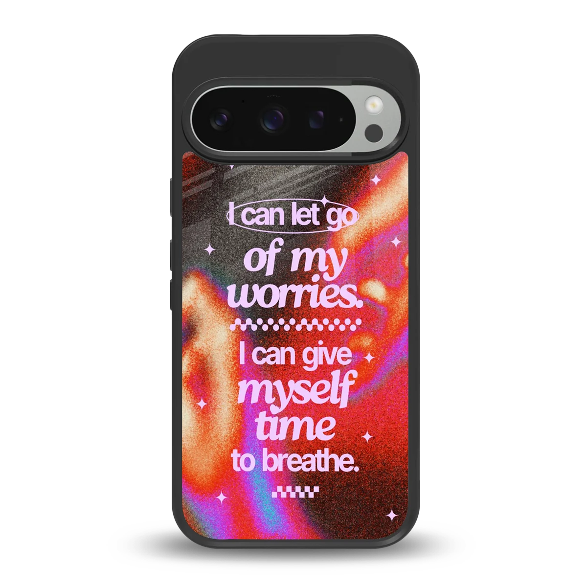 Let Go back phone cover | glass case for google pixel 9 pro xl