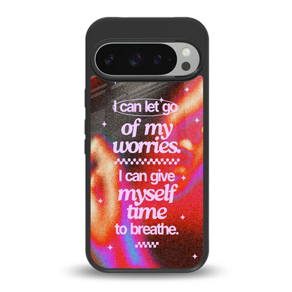 Let Go back phone cover | glass case for google pixel 9 pro xl