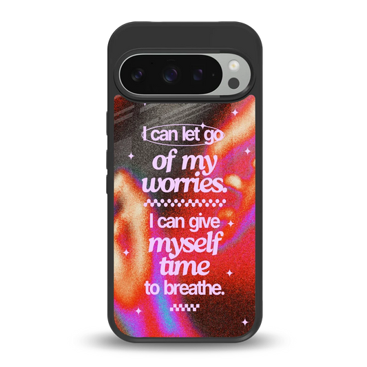Let Go back phone cover | glass case for google pixel 9 pro xl