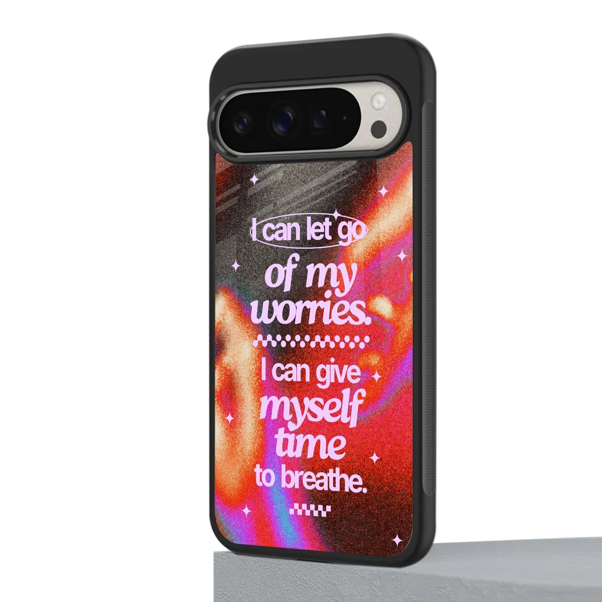 Let Go google pixel 9 pro mobile cover | shockproof glass phone case