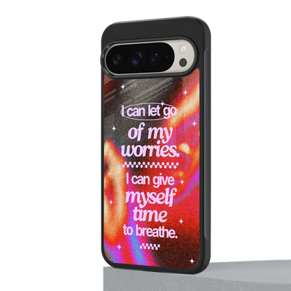 Let Go google pixel 9 pro mobile cover | shockproof glass phone case