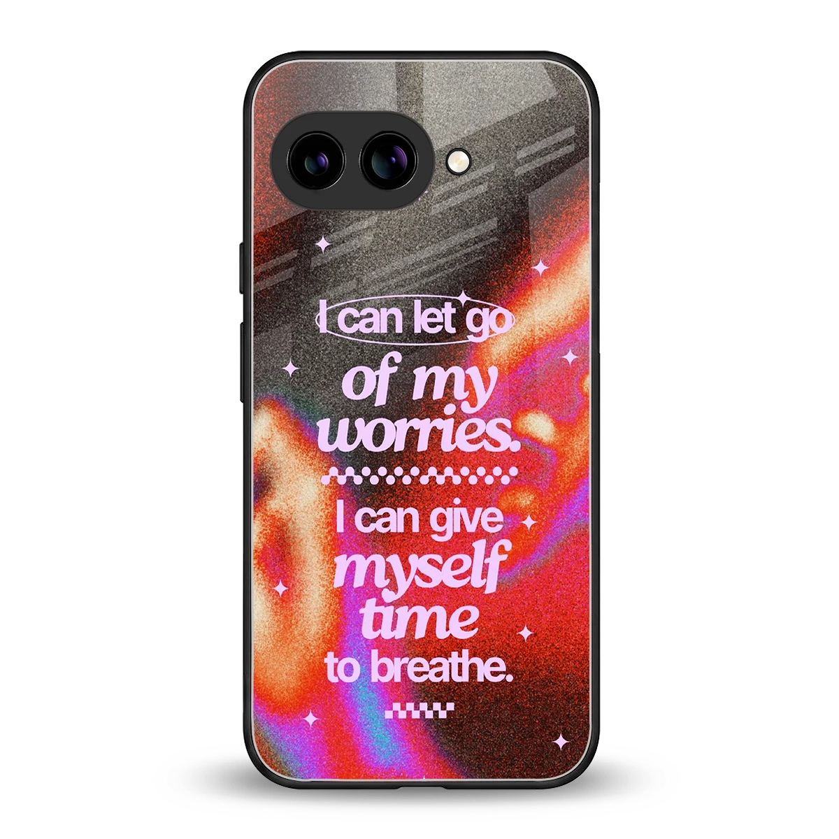 Let Go back phone cover | glass case for google pixel 10a