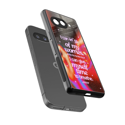Let Go sleek google pixel 10a cover with tempered glass back and TPU edges