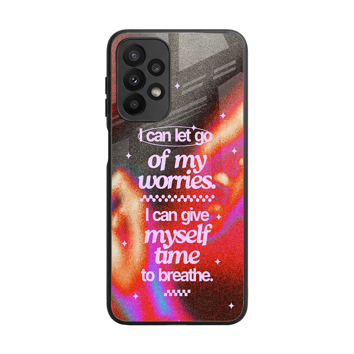 Let Go back phone cover | glass case for samsung galaxy a23