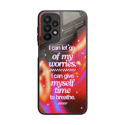 Let Go back phone cover | glass case for samsung galaxy a23