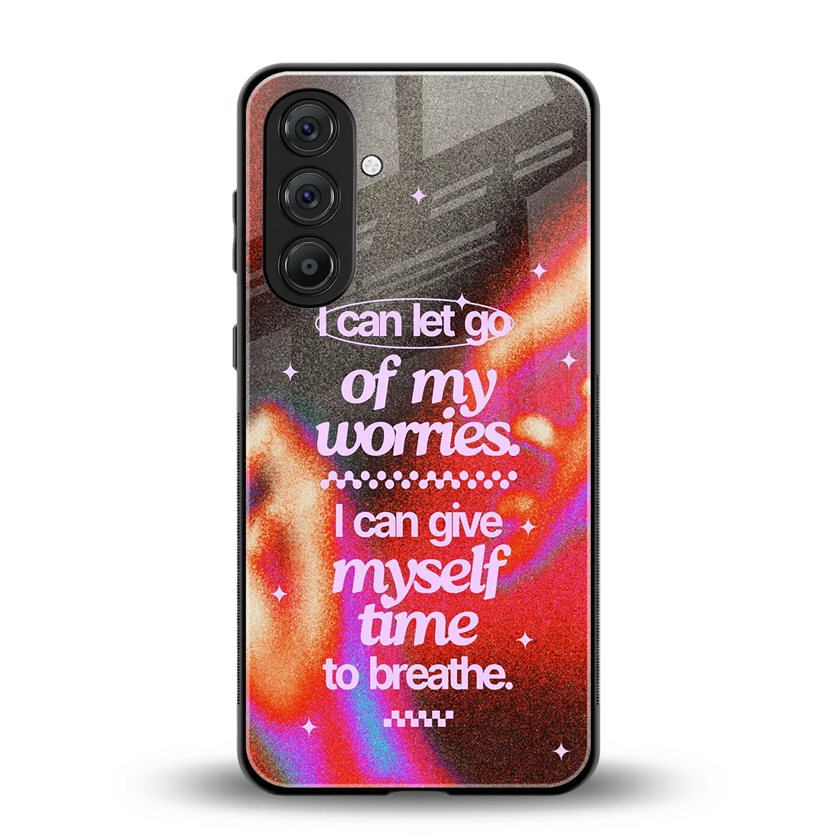 Let Go back phone cover | glass case for samsung galaxy a37 5g