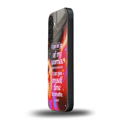 Let Go samsung galaxy a37 5g mobile cover | shockproof glass phone case