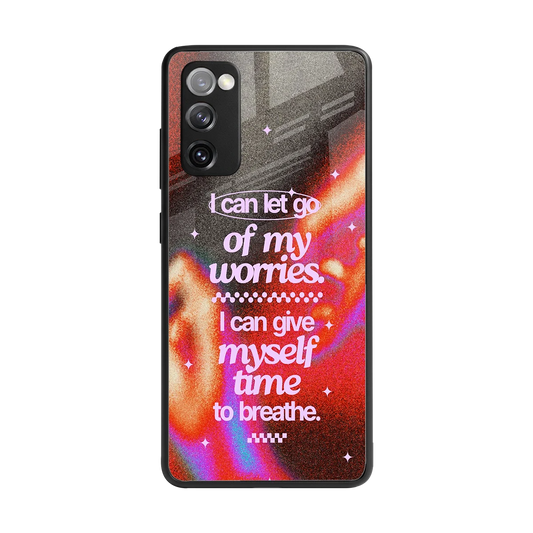 Let Go back phone cover | glass case for samsung galaxy s20 fe