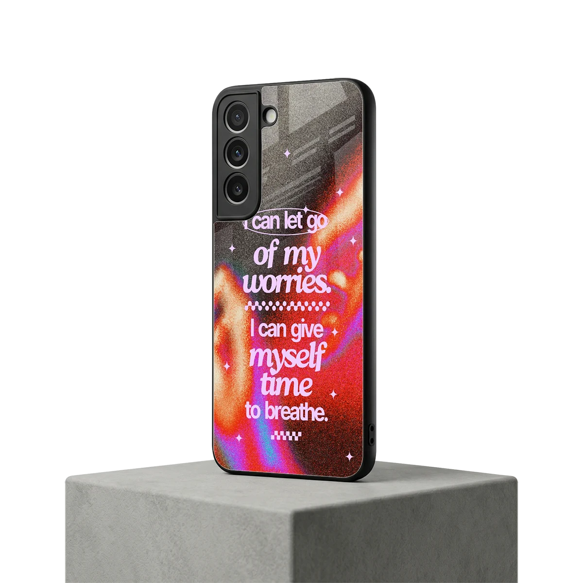 Let Go samsung galaxy s22 mobile cover | shockproof glass phone case