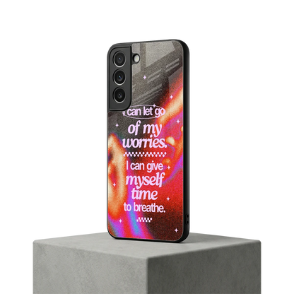 Let Go samsung galaxy s22 mobile cover | shockproof glass phone case