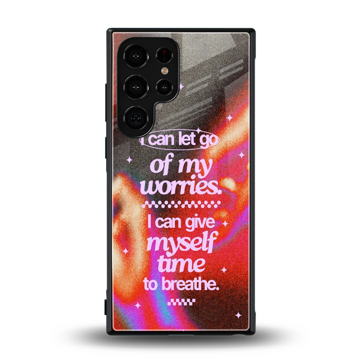 Let Go back phone cover | glass case for samsung galaxy s24 ultra