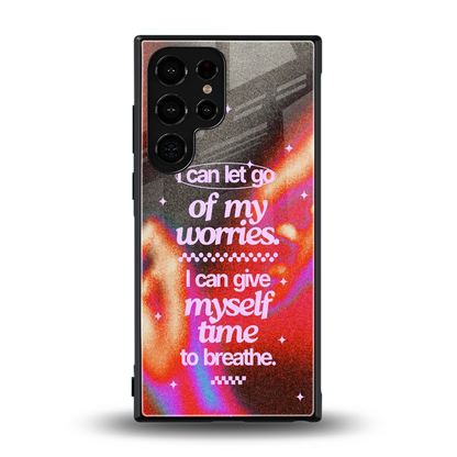 Let Go back phone cover | glass case for samsung galaxy s24 ultra