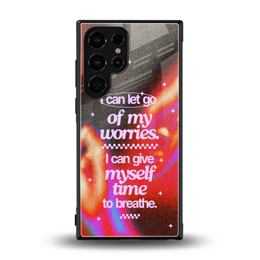 Let Go back phone cover | glass case for samsung galaxy s24 ultra